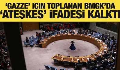 BMGK’nın Gazze tasarısında ateşkes ifadesi kaldırıldı