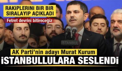 AK Parti İstanbul adayı Murat Kurum İstanbullulara seslendi! Önemli mesajlar