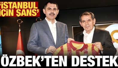 Galatasaray Başkanı Özbek: Murat Kurum İstanbul için şans