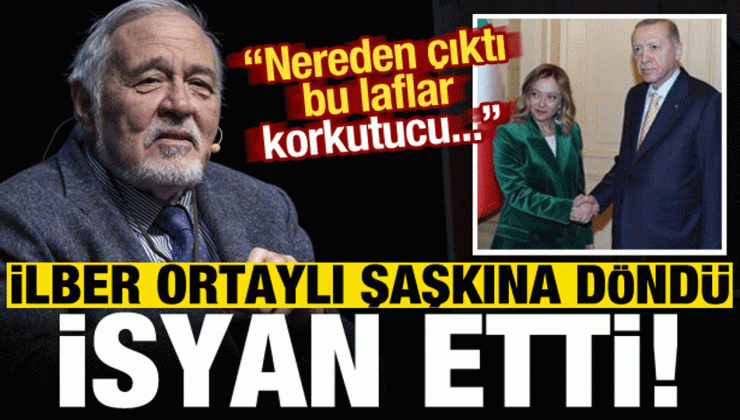 İlber Ortaylı şaşkına döndü, isyan etti: Nereden çıktı bu laflar, korkutucu…