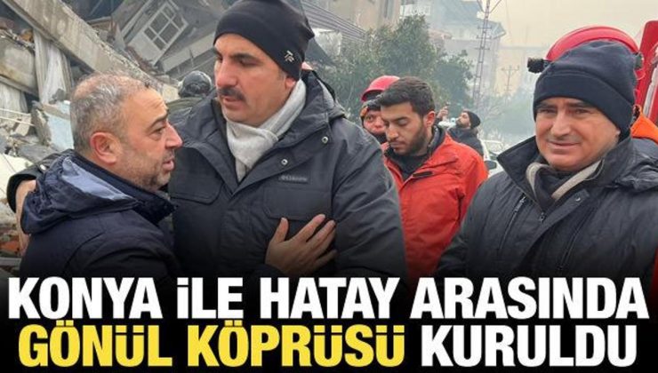 Konya ile Hatay arasında gönül köprüsü kuruldu