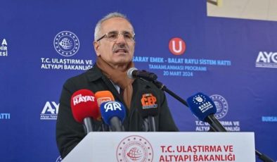 Bakan Uraloğlu duyurdu: Ankara-Bursa arası 2 saat 15 dakikaya inecek