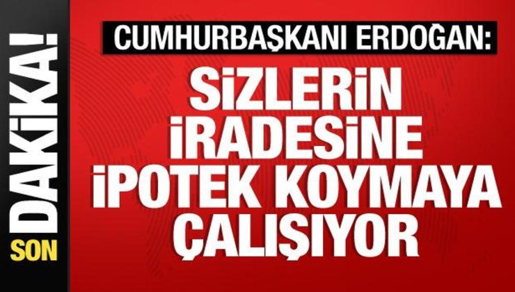 Cumhurbaşkanı Erdoğan’dan son dakika açıklamaları