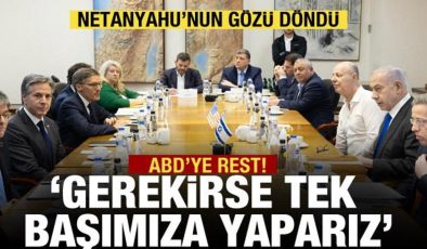 Netanyahu rest çekti: Refah’a tek başımıza saldırırız