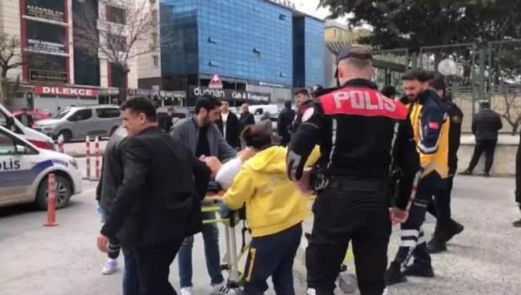 Polisi şehit eden katilin yakınları adliyede bir polise saldırdı!