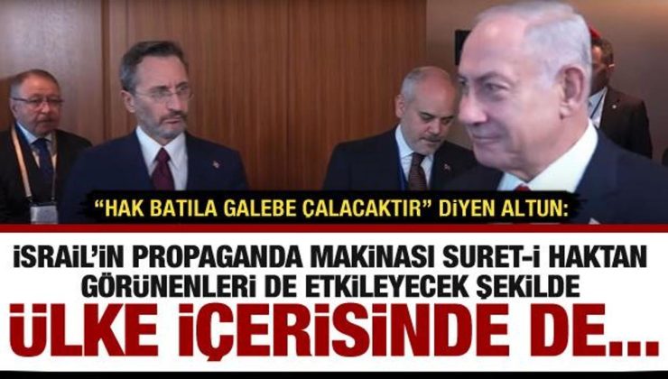 Fahrettin Altun’dan işgalci İsrail tarafından öldürülen gazeteciler hakkında açıklama