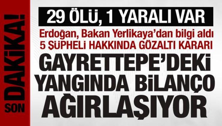 Gayrettepe’de gece kulübünde yangın: 29 kişi hayatını kaybetti