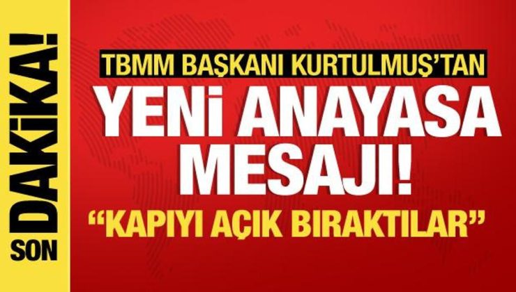 Numan Kurtulmuş’tan yeni anayasa açıklaması: Kapıyı açık bıraktılar