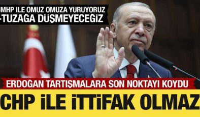 Cumhurbaşkanı Erdoğan: Ana muhalefet ile ittifak olmaz!