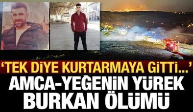 Diyarbakır’da yangın: Amca-yeğenin yürek burkan ölümü