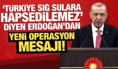 ‘Türkiye sığ sulara hapsedilemez’ diyen Erdoğan’dan yeni operasyon mesajı!