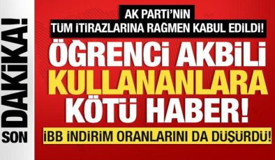 İstanbulkart’ta öğrenci indirimine 30 yaş sınırı getirildi