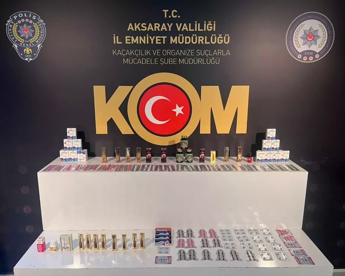 Aksaray’da 706 Kaçak Cinsel Ürün Ele Geçirildi