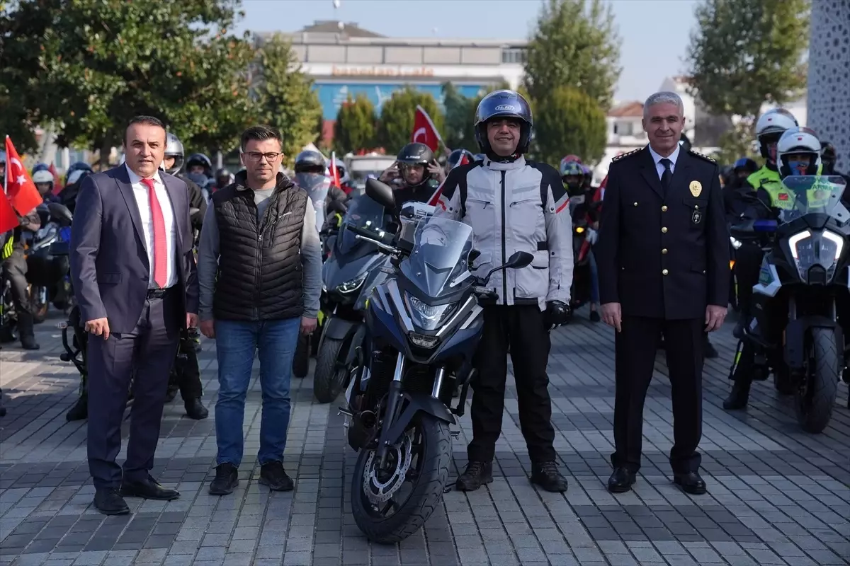 Düzce’de Cumhuriyet Motosiklet Turu