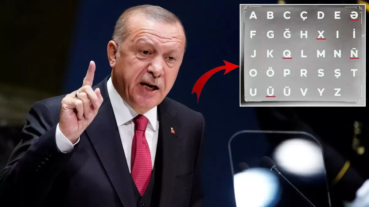 Cumhurbaşkanı Erdoğan ”Tarihi adım” olarak duyurdu: 34 harfli ortak alfabe hazır