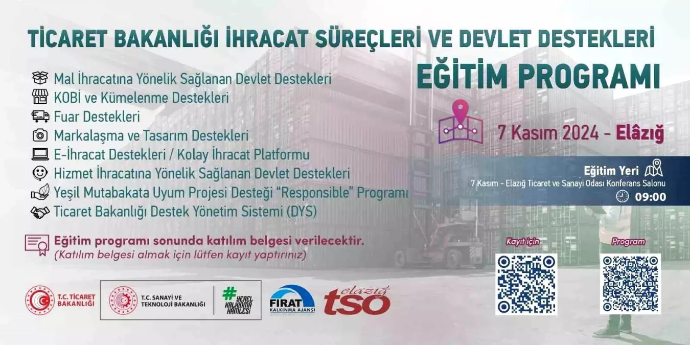 Elazığ’da İhracat Eğitimi