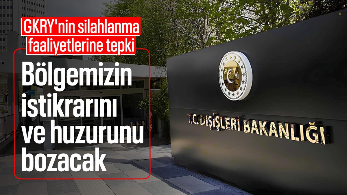 Türkiye’den Güney Kıbrıs’ın silahlanma faaliyetlerine tepki